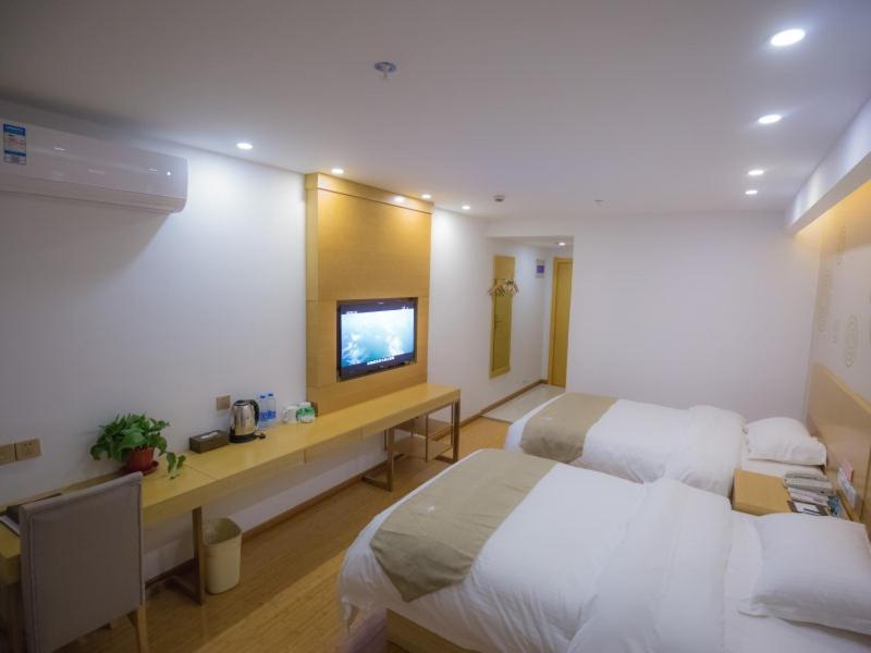 Greentree Inn Hefei Feixi County South Jinzhai Road Jinyun International Business Hotel Sanshigang Dış mekan fotoğraf