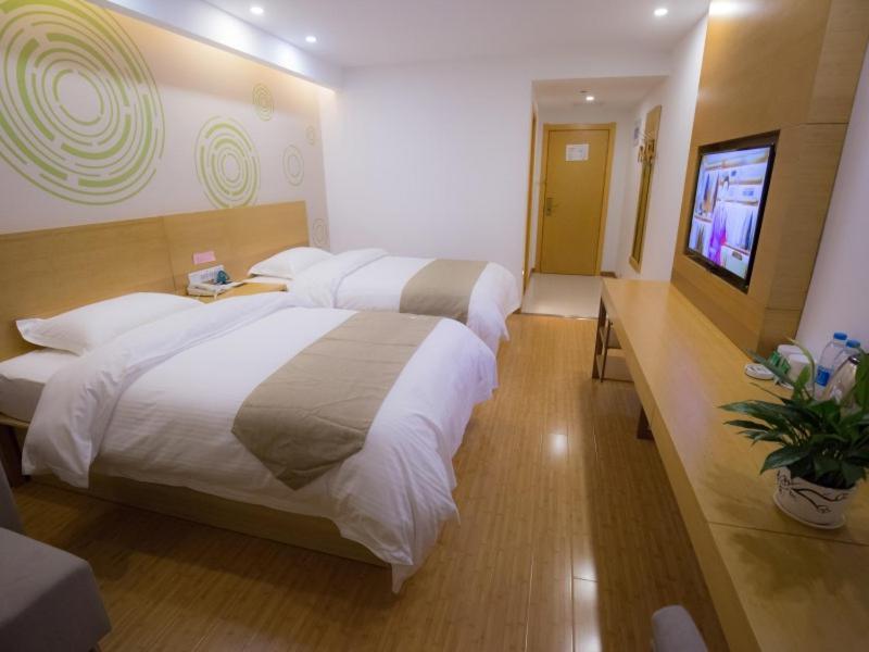 Greentree Inn Hefei Feixi County South Jinzhai Road Jinyun International Business Hotel Sanshigang Dış mekan fotoğraf